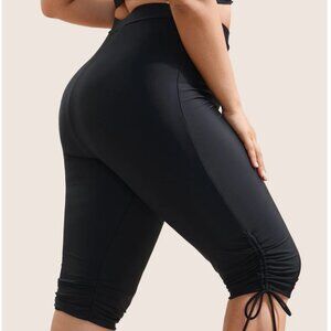 BloomChic Solid High Rise Drawstring Side Swim Bottom Size 22-24
